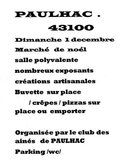 Marché de Noël